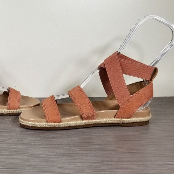 Lucky Brand Dilane Sandals, Canyon Clay Embossed Nubuck, Womens Size 6.5 M / 37 - Picture 6 of 11